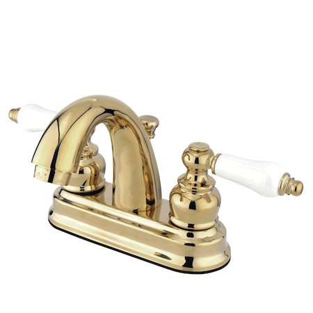 Kingston Brass 4" Centerset Bathroom Faucet, Polished Brass GKB5612PL